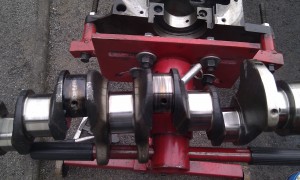 Damaged Cosworth Crankshaft Damaged Cosworth Crankshaft